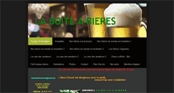 Desktop Screenshot of laboiteabieres.fr